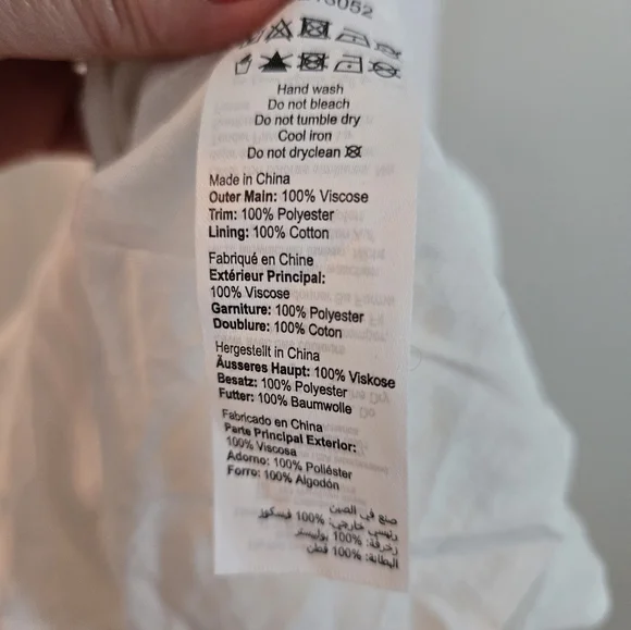 Elegant White Starling Reine Gauzy Ruffle Dress Sz 18 - Picture 7 of 7